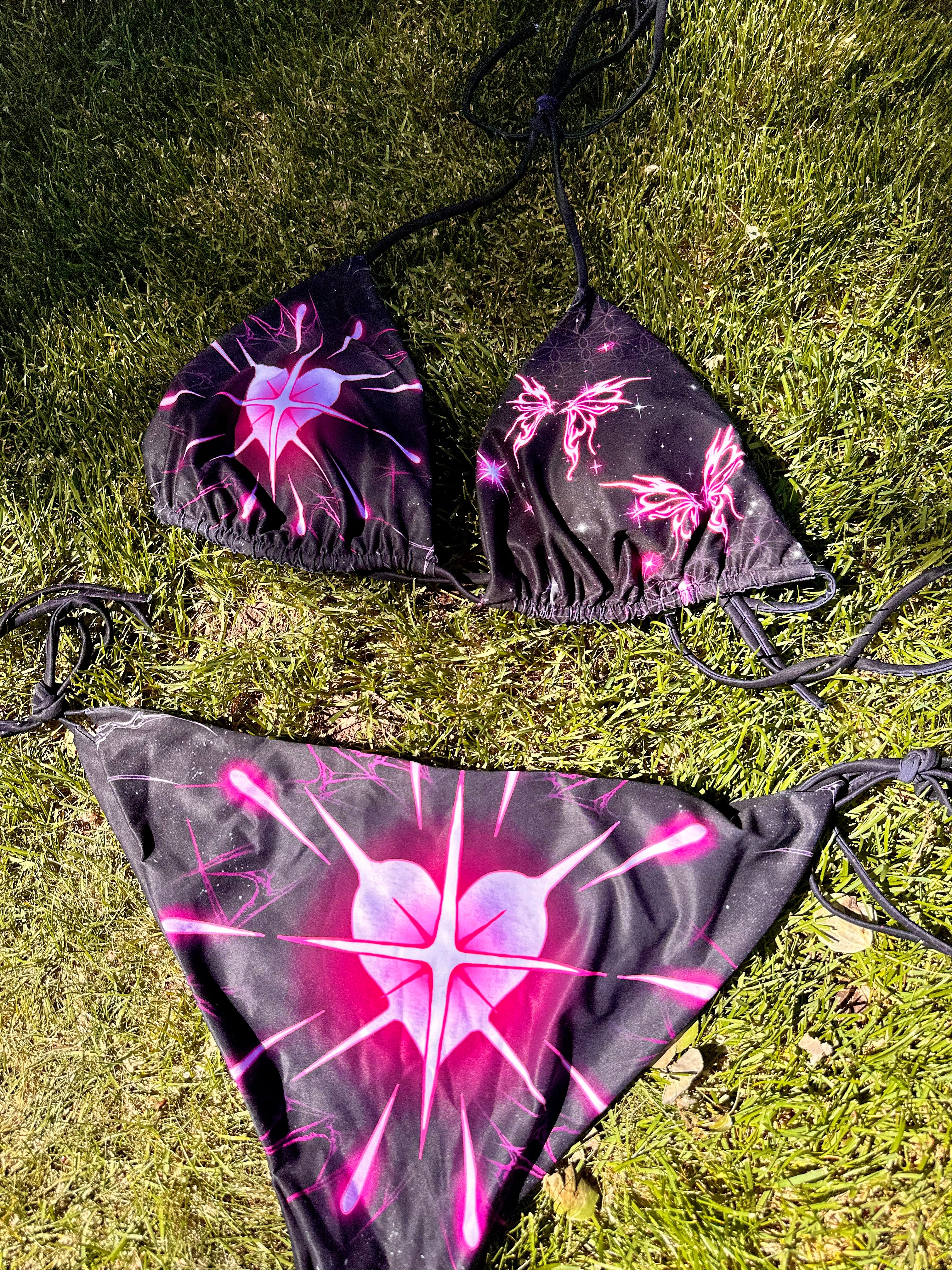 Large Y2K Pink Bikini