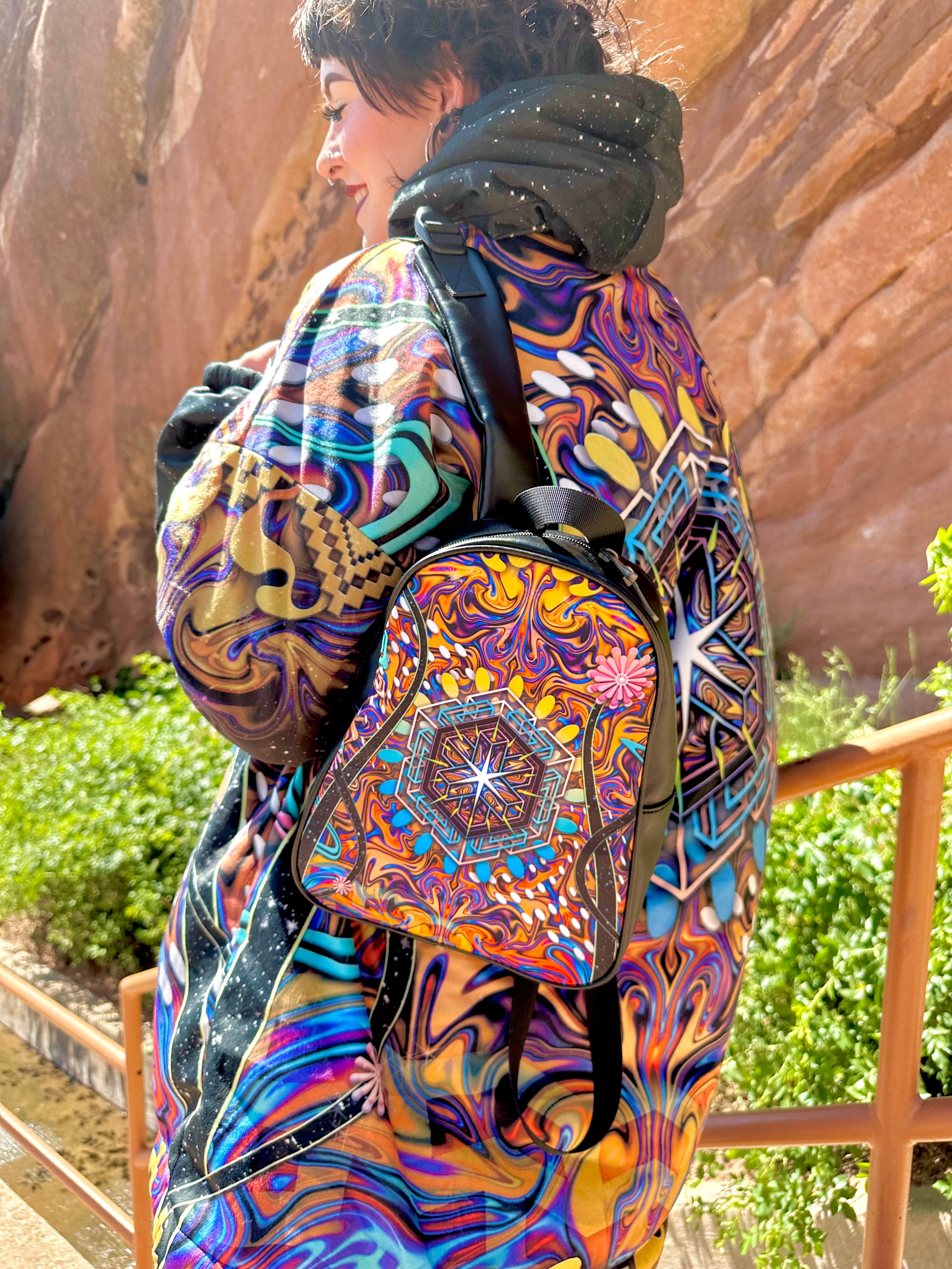 AfterGlow Mini Backpack FrazyDesignz Collab