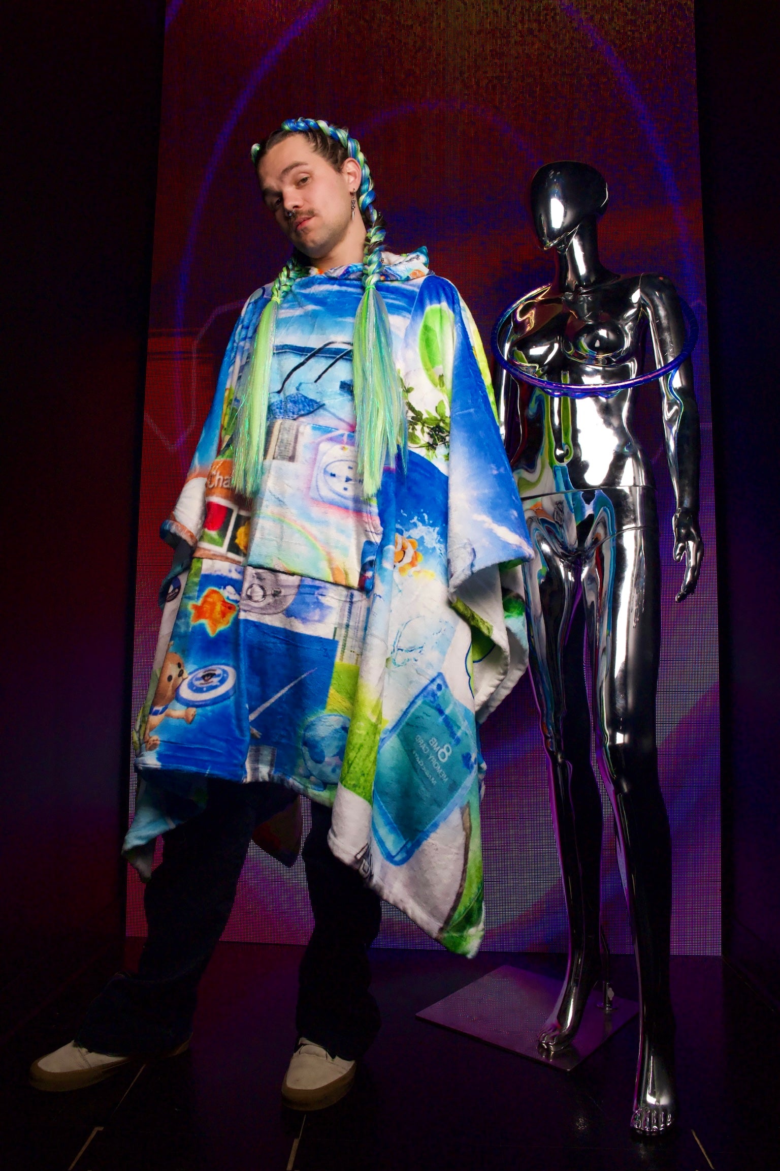 Frutiger Aero Poncho