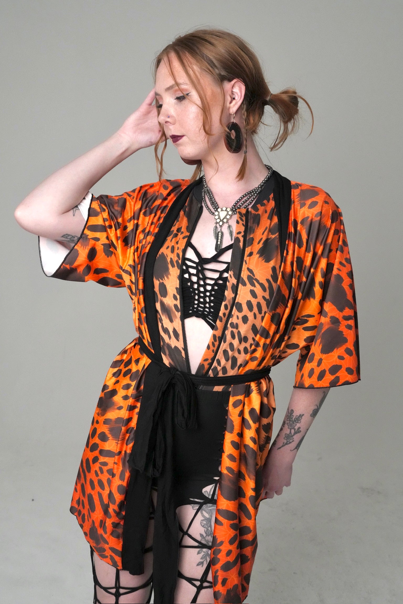 Cheetah Kimono