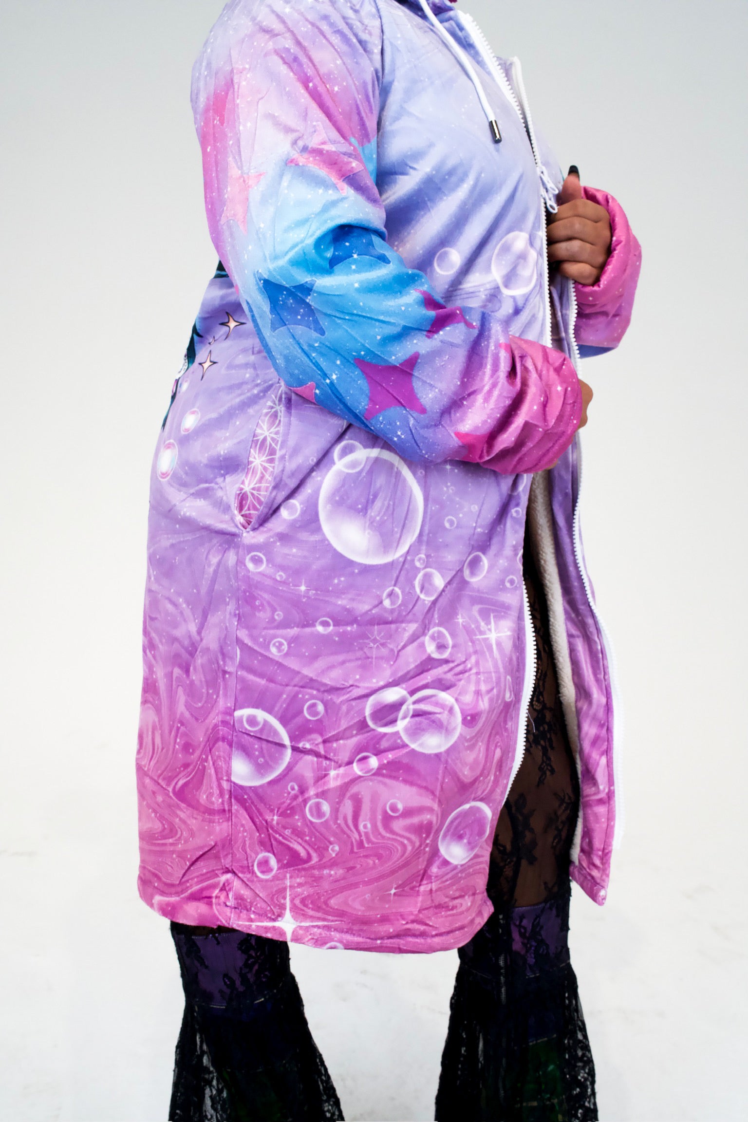 Pastel Cirque ArtFaerie Zipup Cloak