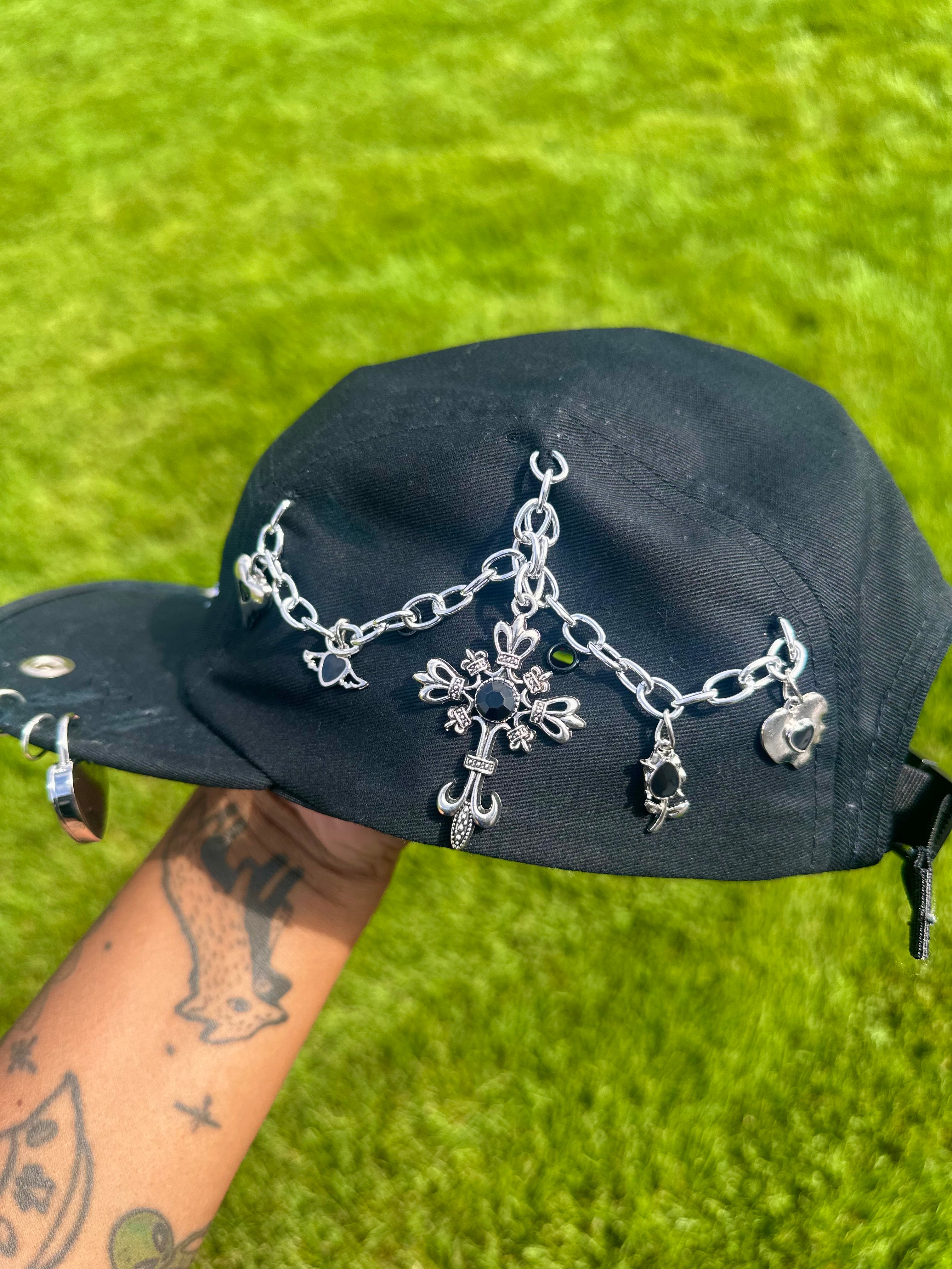 Hearted Pierced 5 Panel Hat