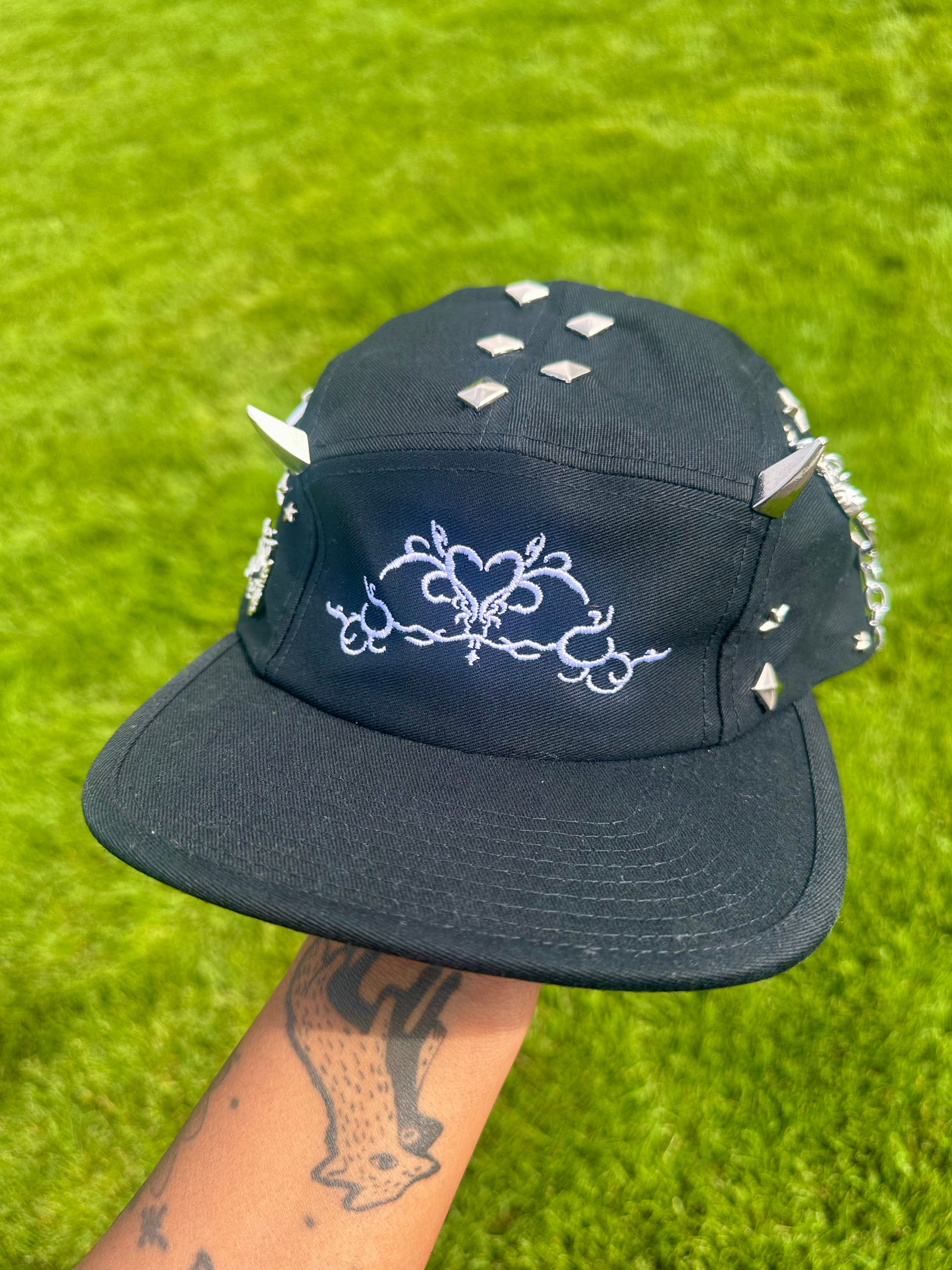 Hearted Kitty Tarot 5 Panel Hat