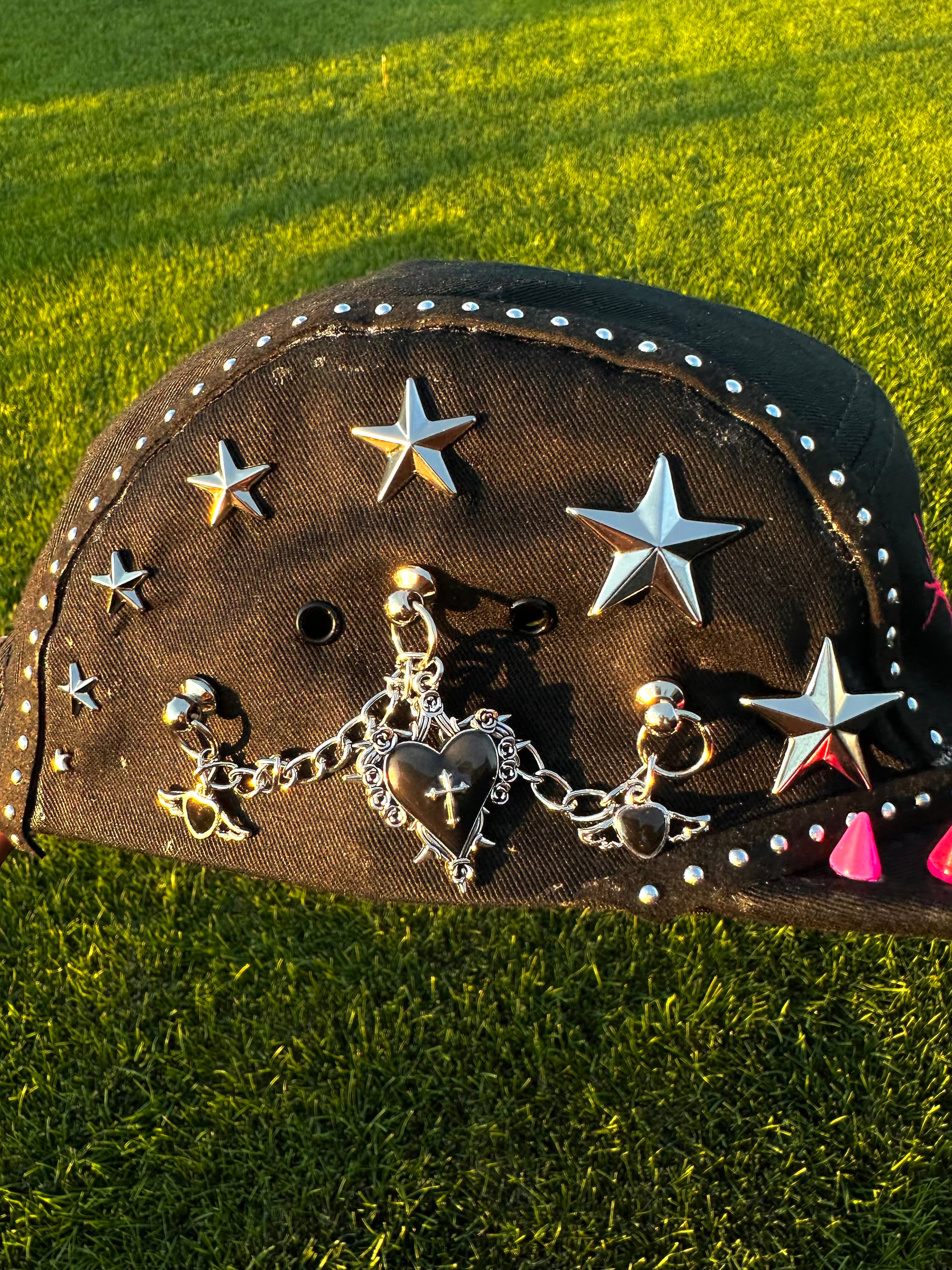 140 Pink 5 Panel Hat