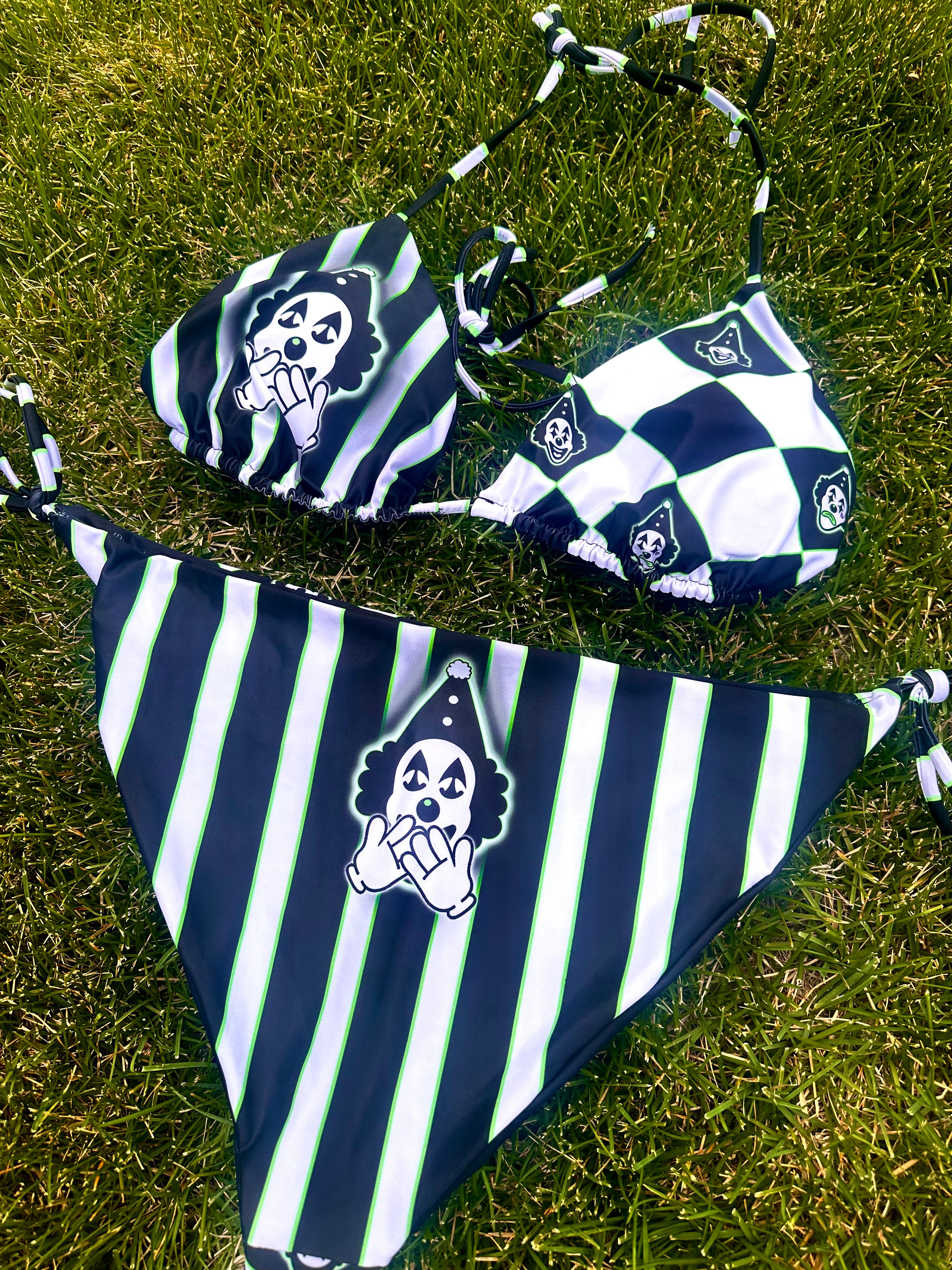 3XL Green Clown Bikini