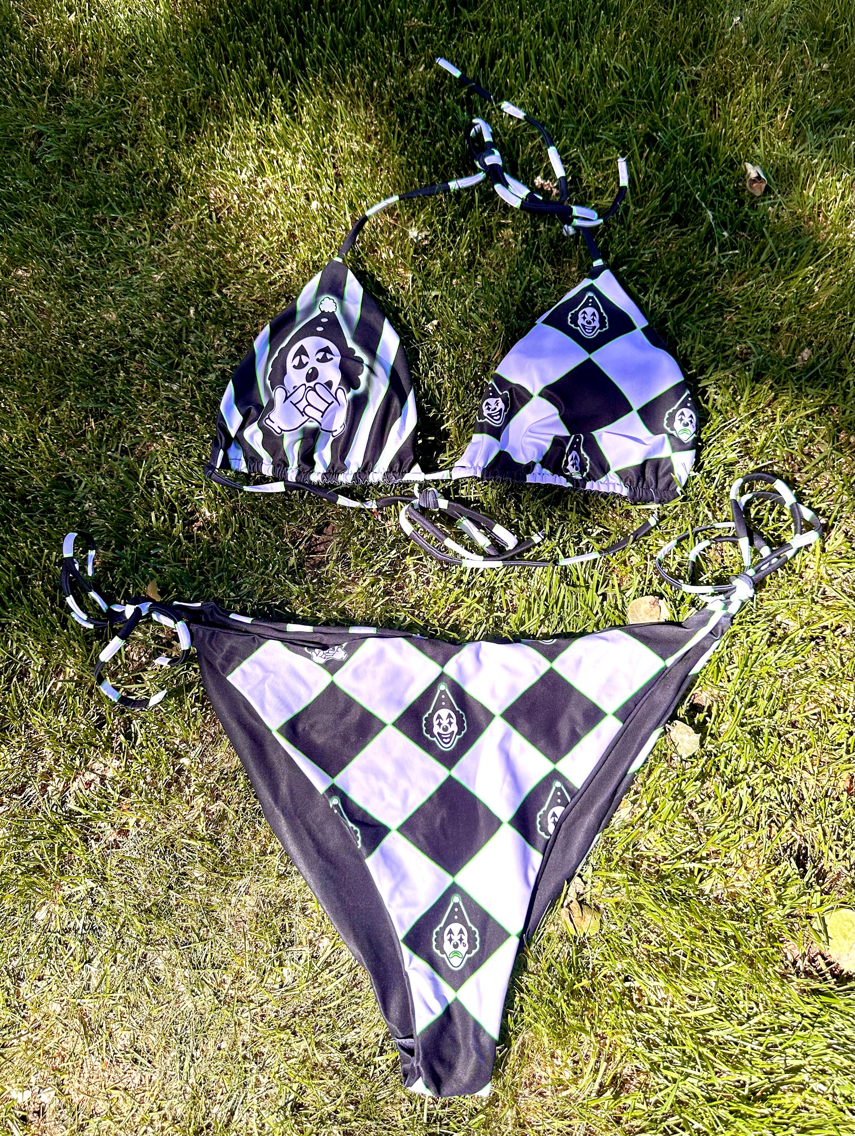 3XL Green Clown Bikini