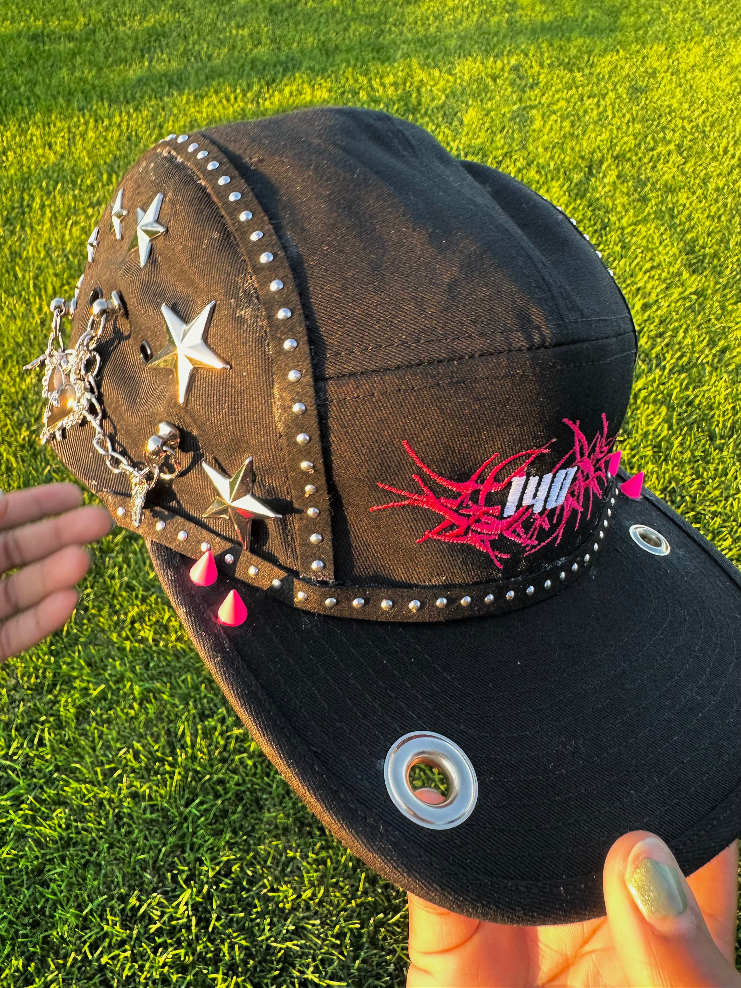 140 Pink 5 Panel Hat