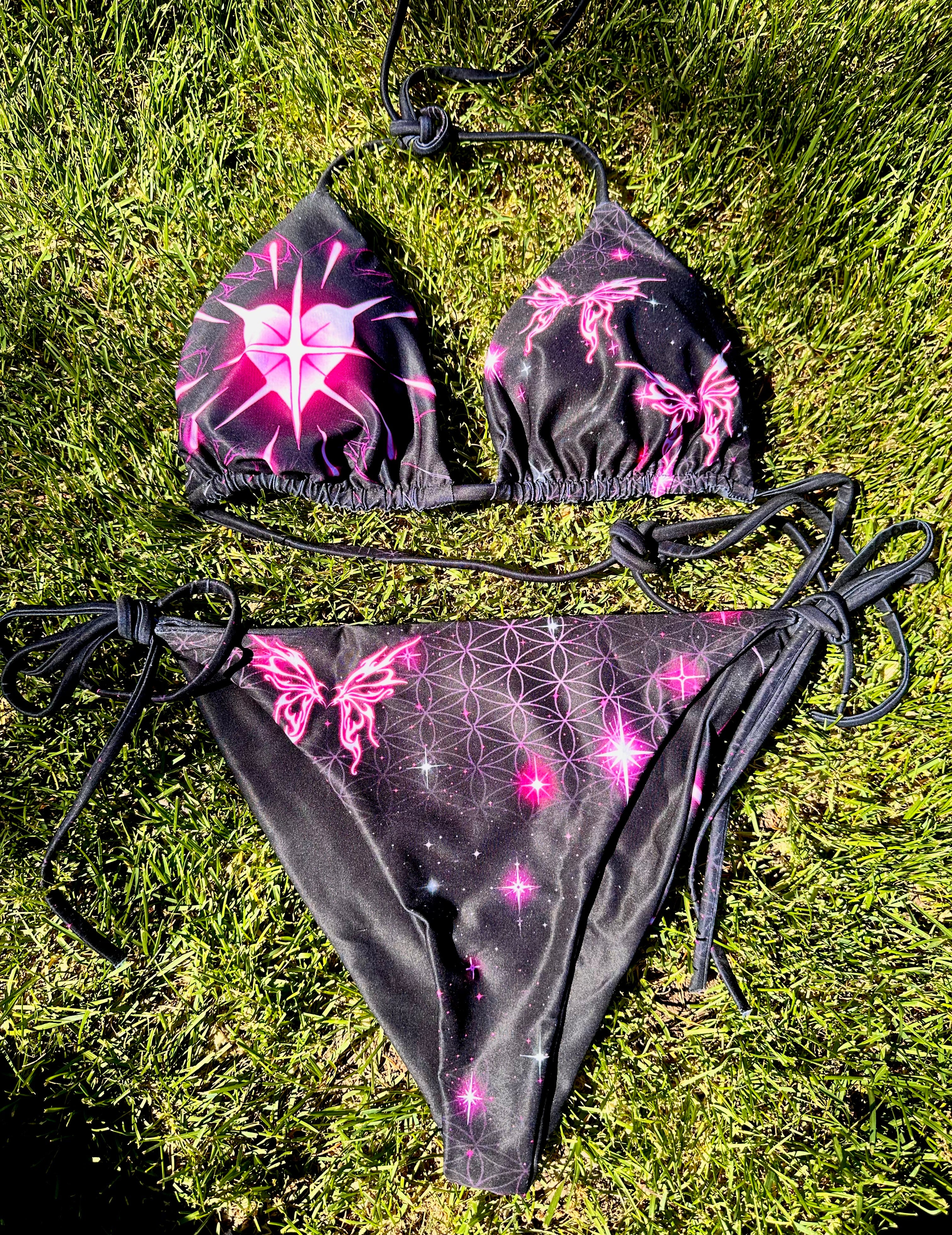 Large Y2K Pink Bikini