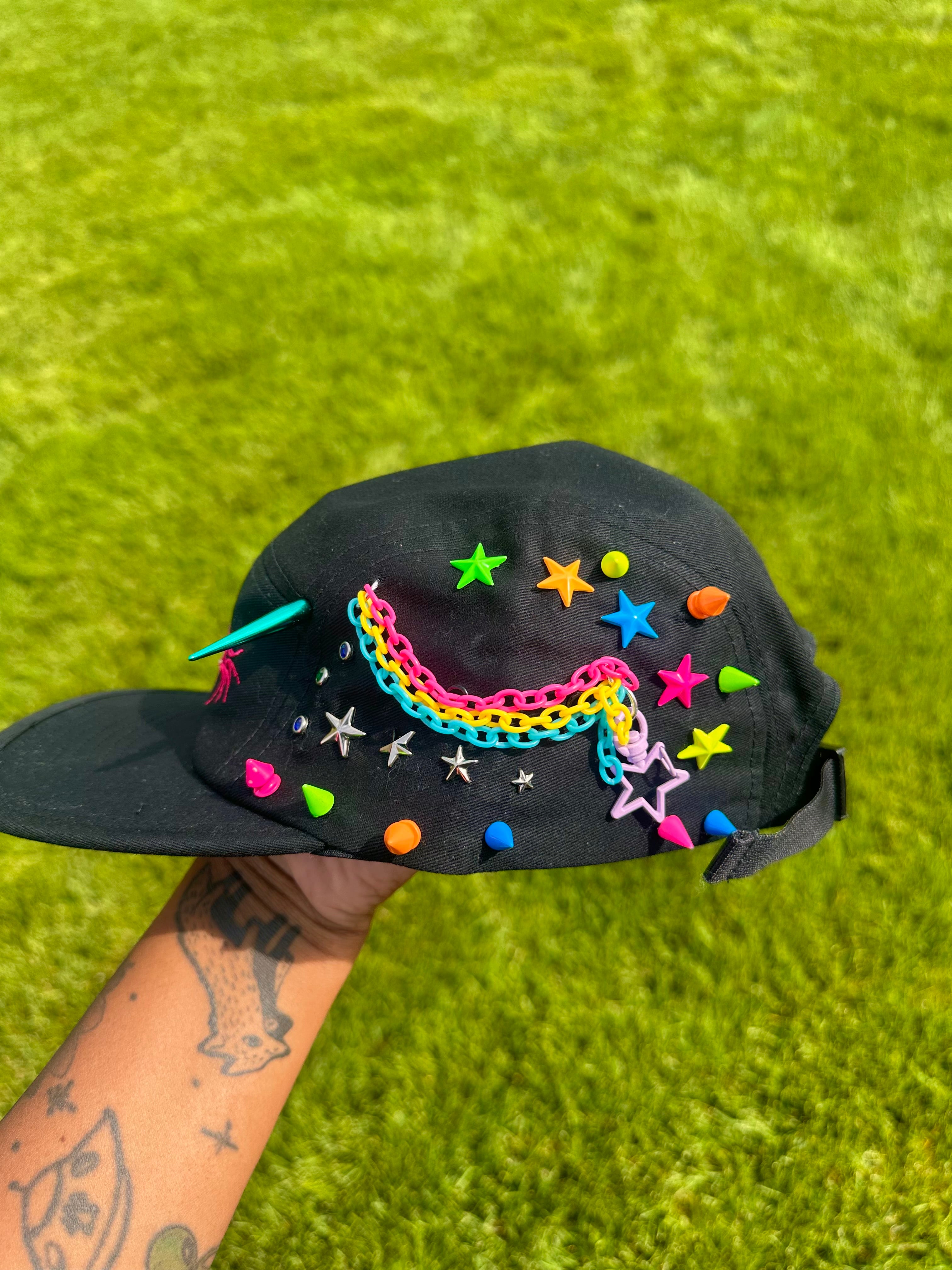 140 Pink Clown 5 Panel Hat