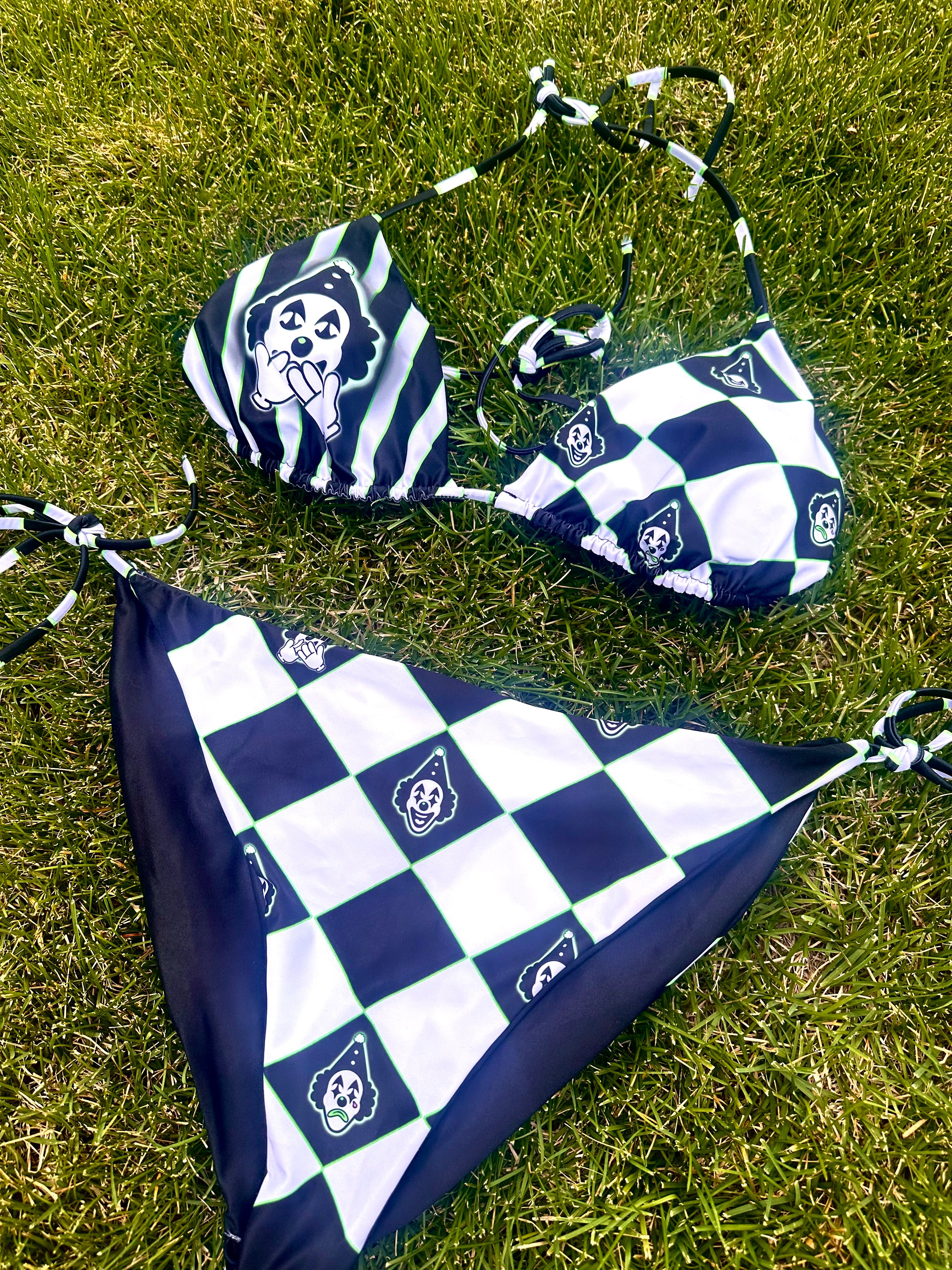 3XL Green Clown Bikini
