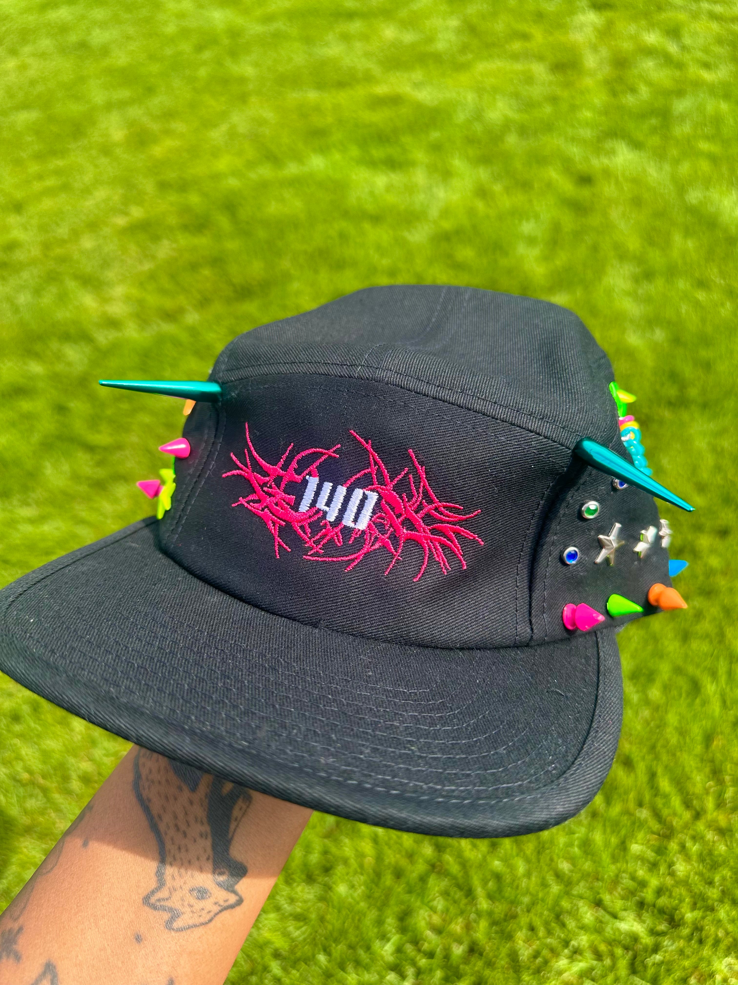 140 Pink Clown 5 Panel Hat